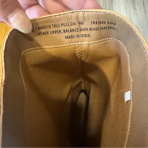 Frye Women’s Camryn Tall Pull On Boots Size 9M Color: Banana NIB thumbnail 5