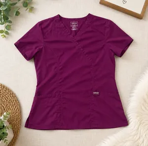 Cherokee Top/Greys Anatomy bottom scrub set– XL (640) Purple thumbnail 1