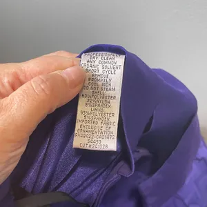 Jessica McClintock Vintage Women's Violet Ruffled Strapless‎ Mini Dress Size 2 thumbnail 2