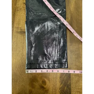 NWT Abercrombie & Fitch curve love 90s‎ straight ultra high rise leather sz 28 thumbnail 7