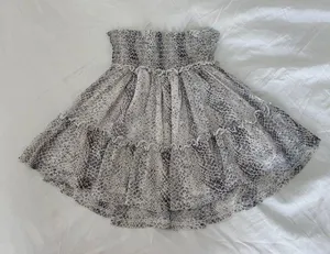 Altar'd State Mini Gray Snakeskin Skirt Size XS thumbnail 1
