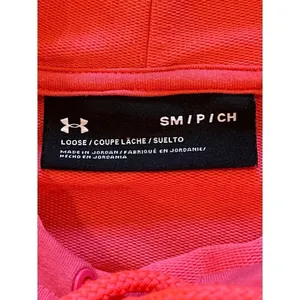 Under Armour Sweatshirt‎ Women Small Pink Loose Fit Mock Neck Pullover Athletic thumbnail 7