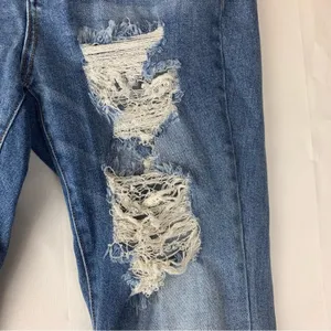 Judy Blue size 16 W Ulta distressed boyfriend fit Ripped Skinny Jeans denim thumbnail 10