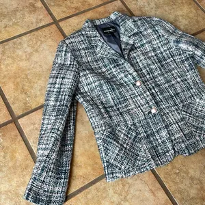 Reflections tweed blazer size 14 Pink thumbnail 4