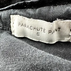 PacSun Parachute Pants Low Rise Baggy Loose Relaxed Cord Waistband Black Small thumbnail 4