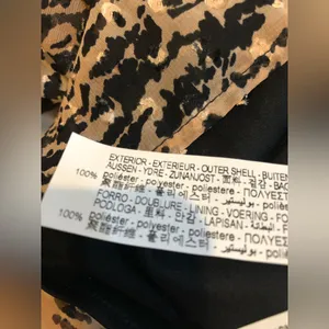 Zara *NWT* Leopard Print mini dress thumbnail 5