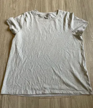 Madewell Light Gray Short Sleeve Crewneck Tee thumbnail 1
