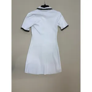 Alexia Admor Odette Button Down white Mini Dress XS thumbnail 6