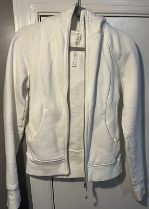 Lululemon White Zip-Up Jacket thumbnail 1
