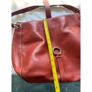 Marc Jacobs Collection Burnt Orange Leather Hobo Shoulder Bag Large thumbnail 10