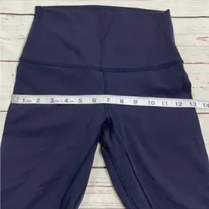 Lululemon Navy Blue Crop Leggings thumbnail 7