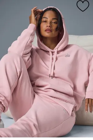 Alo Yoga Accolade Hoodie XS Ballet Pink thumbnail 1