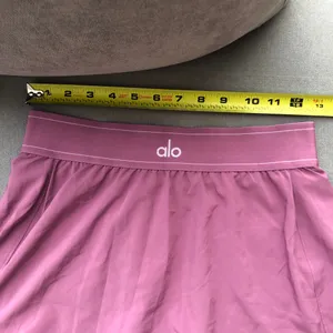 Alo Yoga Match Point Tennis Skirt Soft Mulberry M thumbnail 5