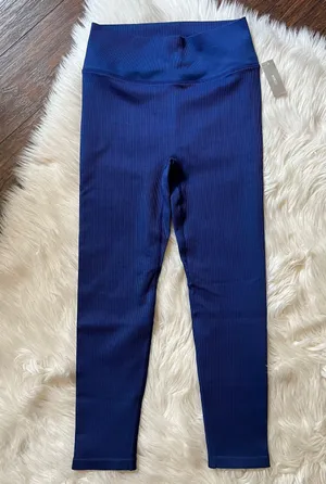 J.Crew SculptStretch High-Rise Ribbed Leggings thumbnail 4