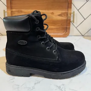 Lugz Convoy black Round Toe Boot size 9 Retro hip hop rugged street neutral thumbnail 1