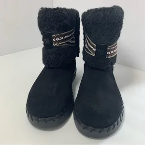 MUK LUKS Women's Black Suede Boots - Size 7‎ thumbnail 7
