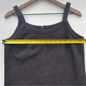 ABERCROMBIE vintage 80s 90s houndstooth print wool blend mini dress Hong Kong S thumbnail 4