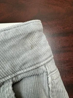 NWT American Eagle Stretch High-Rise Kick Boot Grey Corduroy Pants Size 6 thumbnail 3