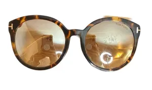 Tom Ford Phillipa Tortoise Shell Round Sunglasses thumbnail 1