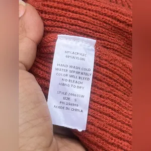 Idem ditto Rust Batwing Peplum Sweater thumbnail 10