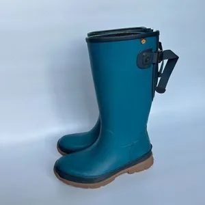 BOGS Women's Size 6 Amanda II Tall‎ Rain Boot Teal Blue Outdoors Gardening Farm thumbnail 4