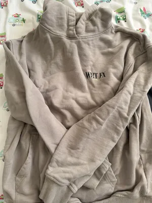 white fox hoodie thumbnail 1