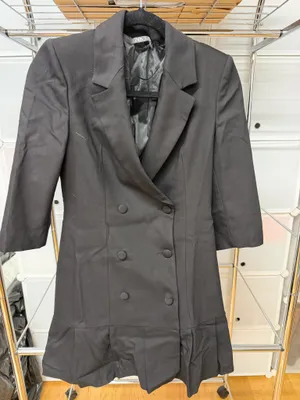 ZARA Black Blazer Double-Breasted Dress thumbnail 1