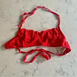 NWT Free People + We are Hah‎ Don’t Cross Me Halter in Blood Orange thumbnail 2