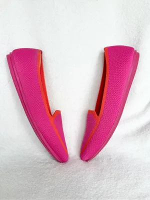 Kelly & Katie Fern Fuchsia Red/Clementi Knit Loafer Women’s size 7M thumbnail 5