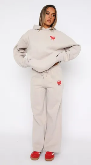 White Fox Sweatpants Tan Size XXS thumbnail 1