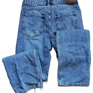Aeropostale High Rise 90s Baggy Jeans Women’s Size 4 Blue Distressed Ripped thumbnail 2