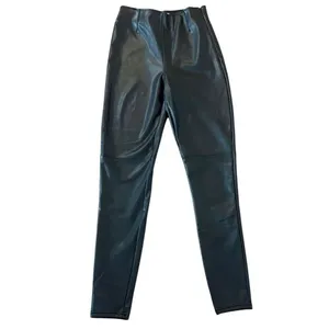 Abercrombie & Fitch NWT black vegan leather leggings size s thumbnail 3