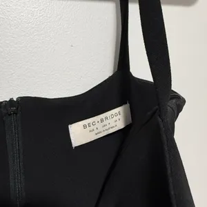 Bec + Bridge Black Bustier Midi‎ Dress Size 4 thumbnail 5