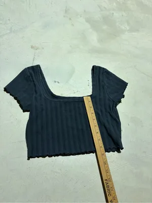 Aerie offline OG original Ribbed Square-Neck Crop Top medium thumbnail 5