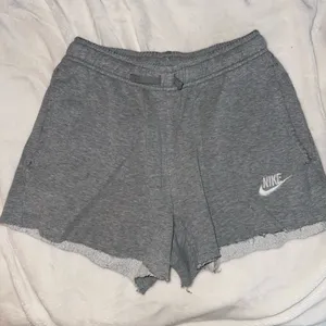 Grey Nike sweat shorts thumbnail 1