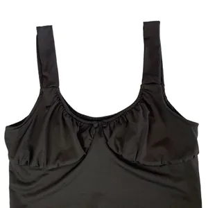 Divided H&M Black Ruched Crop Tank Top‎ Soft Stretchy Y2K Style M thumbnail 2