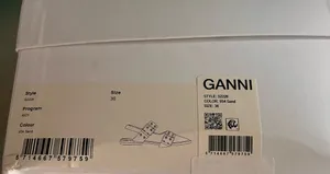 Ganni Wide Welt Buckle Ballerina Flats thumbnail 8