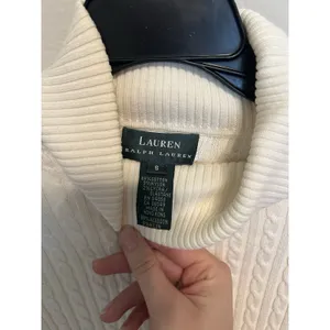 Ralph Lauren Vintage Cable Knit Turtleneck Sweater Size Small Preppy Old Money thumbnail 5