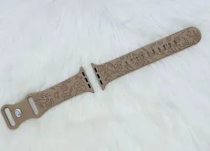 New Tan Khaki Watch Band For Apple Watch Series 38mm / 40mm / 41mm thumbnail 5