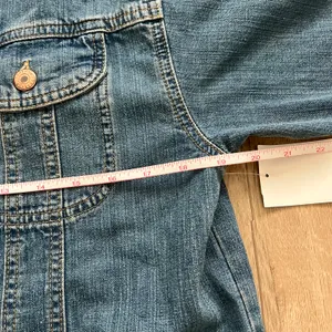 Topshop Women's Blue 70's Chuck-on Denim Jacket Oversized size S NWOT thumbnail 6