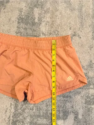 Adidas Women’s Peach-Orange Athletic Shorts thumbnail 6