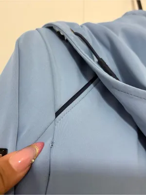 Equiline Two Tone Softshell Equestrian Riding Jacket Hooded Blue Navy Size S thumbnail 12