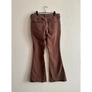 Hollister Flare Jeans 15L Brown High Rise Wide Leg Stretch‎ Denim Pants thumbnail 2