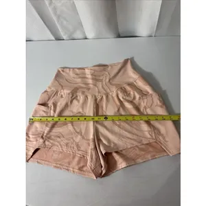 NEW Gymshark Womens Power Jacquard Pink Shorts Pockets Size Medium‎ thumbnail 6