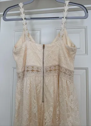 Altar’d State cream Lace Overlay sundress Dress Small thumbnail 4