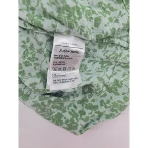 & Other Stories Maxi Dress Womens 0 Paris Atelier Green Floral Puff Sleeve EUC thumbnail 4