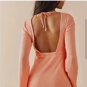 Free People Brynne Mini Dress Peach FP Beach NWOT thumbnail 2