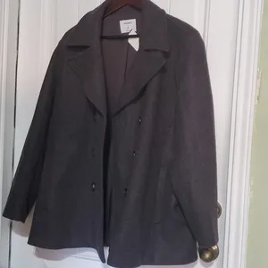 Old Navy Brushed Pea Coat XXL thumbnail 4