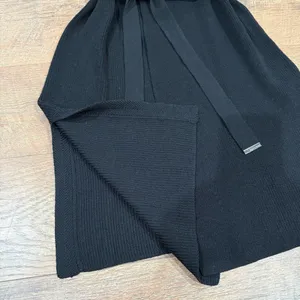 Calvin Klein Black Belted Sleeveless Cardigan Belted Duster thumbnail 10