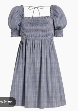 Hill House Athena Nap Dress - Tai Check XS thumbnail 1